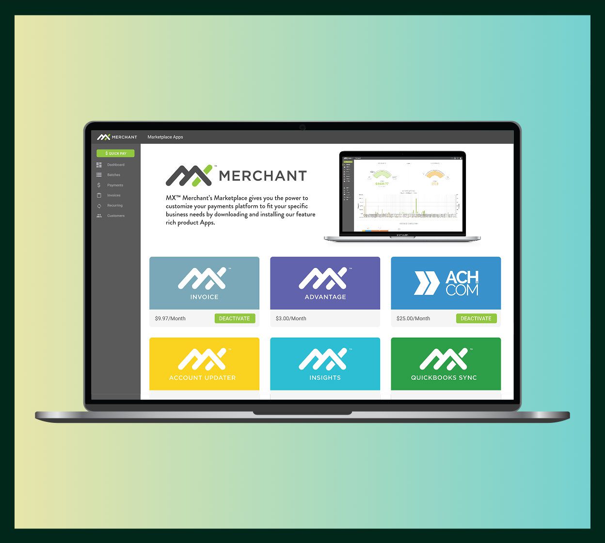 MX ISO Agent dashboard — portfolio management and merchant reporting tools after login to mxisoagent.com